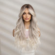Big Wavy Women with Middle Parted Bangs Gradient Long Curly Hair Chemical Fiber Wig(LC2102-1) - free shipping - PMC TechLife - Order now!