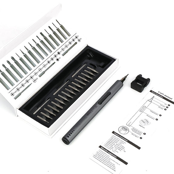 BAKU Worktop 280rpm/Min 0.35N.M Electric Screwdriver Set With 20 Bits