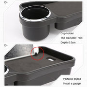 Automotive Water Cup Holder Drink Holder Car Rear Chair Seat Holder Tray(Black)