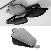 Automotive Shade Eyewear Holder Car Visor Sunglasses And Ticket Organizer(Gray)