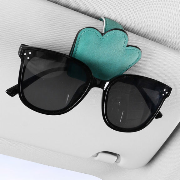 Automotive Shade Eyewear Holder Car Visor Sunglasses And Ticket Organizer(Gray)