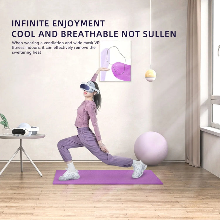 For PICO 4 Hibloks VR Glasses Face Cushion Widened Breathable Protector Pad, Spec: 1pc PU Cotton