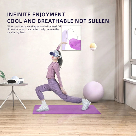 For PICO 4 Hibloks VR Glasses Face Cushion Widened Breathable Protector Pad, Spec: 2pcs Ice Silk