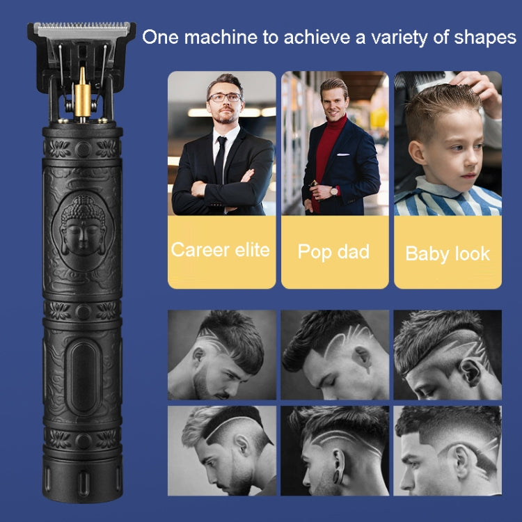 Household Haircutting Tools Electrical Haircut Pusher, Style: Dragon And Phoenix(Black)
