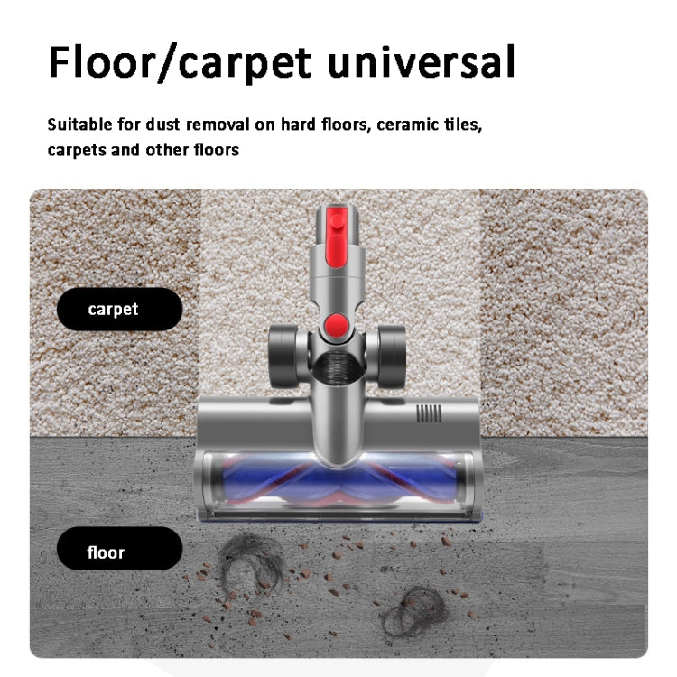 For Dyson V10 Slim / V12  Vacuum Cleaner V-shaped Anti-tangle Direct Drive Floor Brush