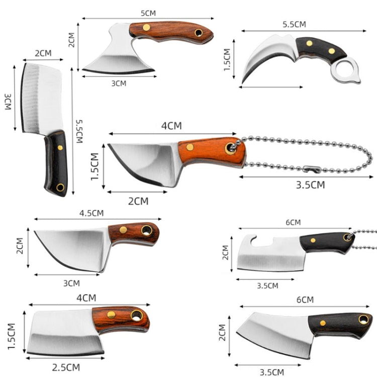 Mini Knife Keychain Portable Removal Express Pendant Accessory With Holster, Model: Bottle Opener Knife