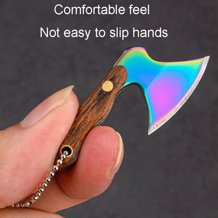 Mini Knife Keychain Portable Removal Express Pendant Accessory With Holster, Model: Kitchen Knife Sanding