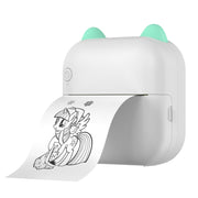 M5 Mini Cartoon Portable Bluetooth Printer Photo Thermal Printer(Blue)