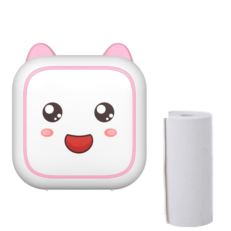 C26 Mini Portable Bluetooth Photo Label Thermal Printer, Spec: Pink+1 Paper