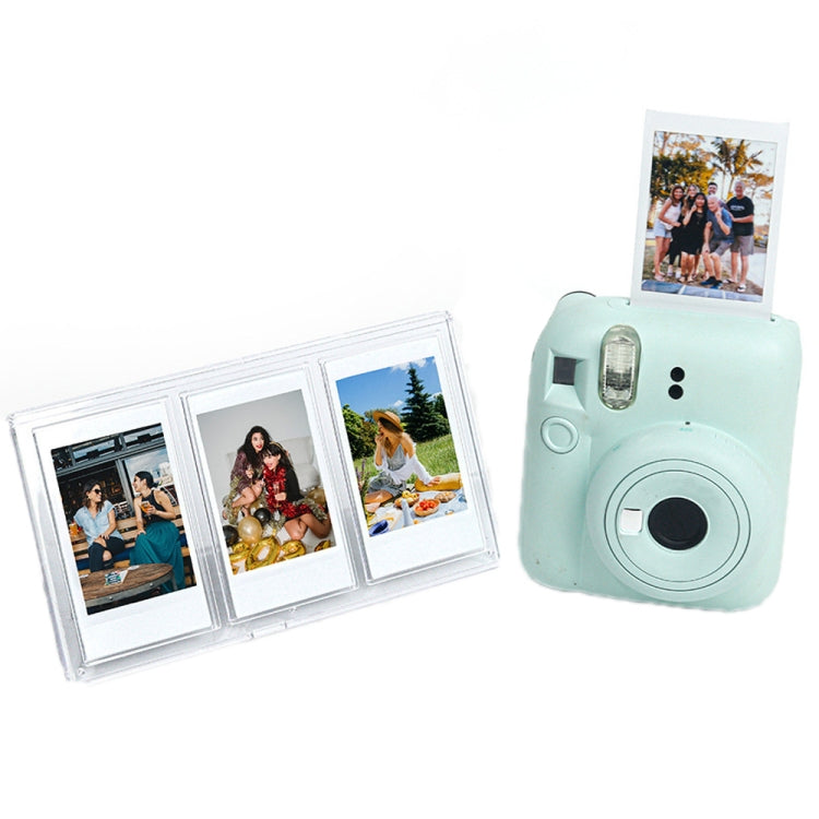 For Polaroid Mini Vertical Three-square PC Transparent Photo Frame(3 inch)