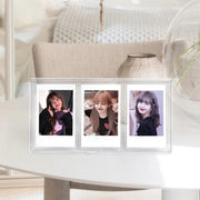 For Polaroid Mini Vertical Three-square PC Transparent Photo Frame(3 inch)
