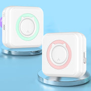 C15 Mini Student Bluetooth Inkless Photo Label Thermal Printer, Spec: Pink+5 Stickers