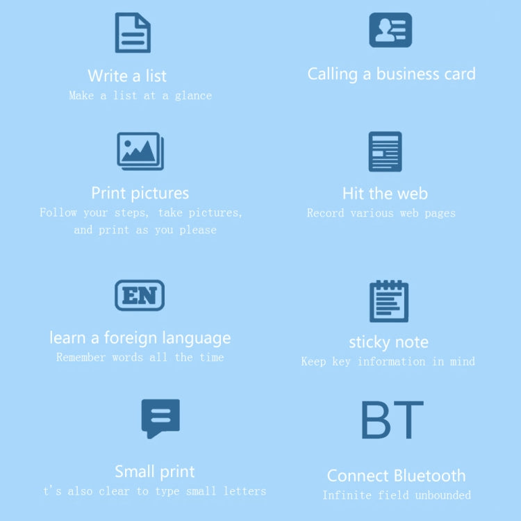 C15 Mini Student Bluetooth Inkless Photo Label Thermal Printer, Spec: Green+10 Paper