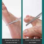 Pedicure Knife Skewer Nail Clipper Set Household Callus Removal Tools, Specification: Flat Knife