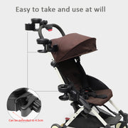 2 In 1 Baby Stroller Cup Holder Pram Milk Bottle Holder(Black)