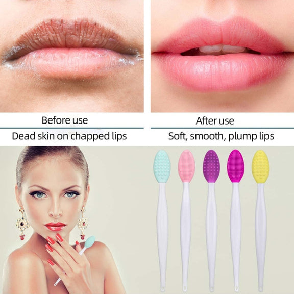 Silicone Cleaning Brush Beauty Tool Double Side Nose To Clean Blackhead Removers(Color Random Delivery)