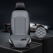 12V Car Winter Electric Heating Short Plush Seat Cushion, Color: Gray