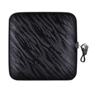 5V Car USB Interface Electric Heating Seat Cushion, Color: Black