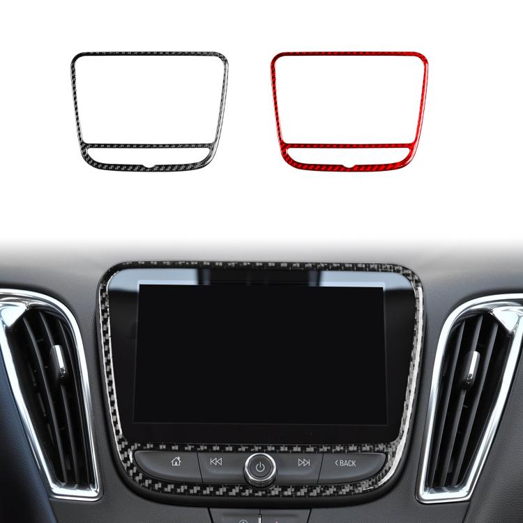 For Chevrolet Malibu 2016-2022 B Model Left-hand Drive Navigation Panel Sticker(Red)