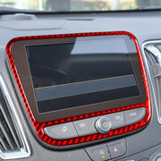 For Chevrolet Malibu 2016-2022 B Model Left-hand Drive Navigation Panel Sticker(Red)