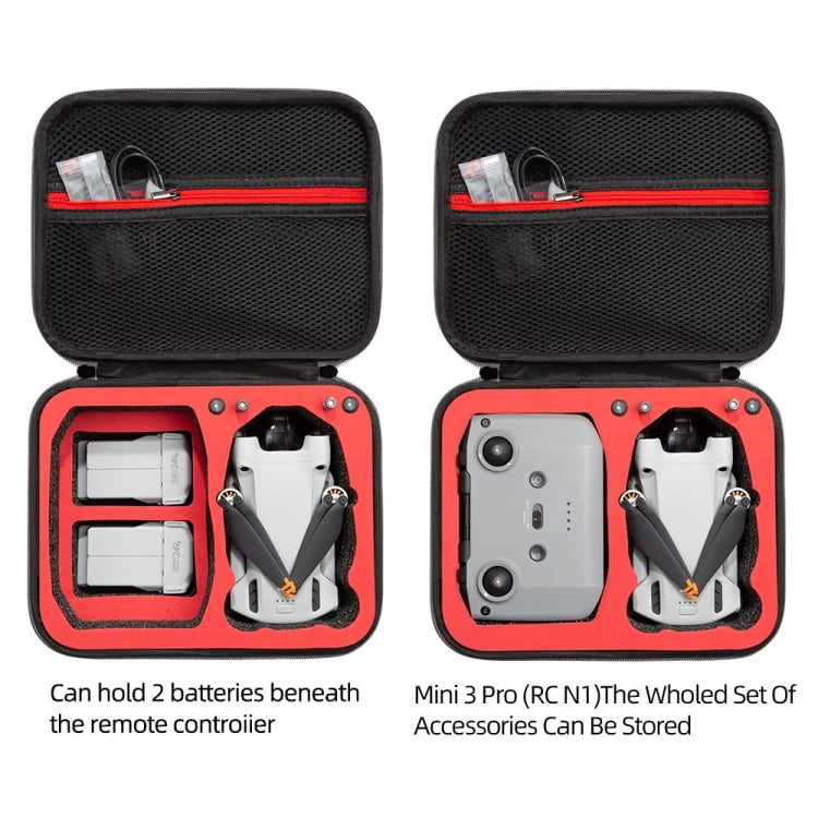 For DJI Mini 3 / Mini 4 Pro Kit Bag Drone Portable Storage Bag(Red)