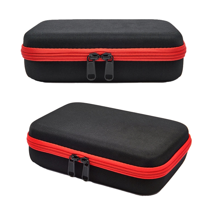 For DJI Osmo Pocket 3 Storage Bag Pocket Camera Handbag(Black Shell Red Inner)
