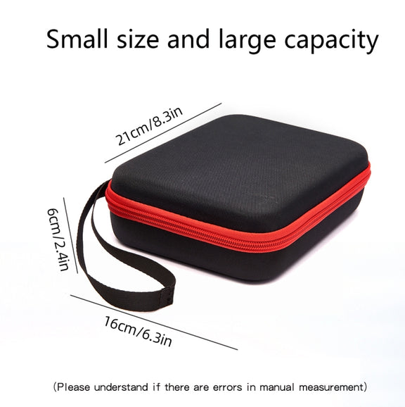 For DJI Osmo Pocket 3 Storage Bag Pocket Camera Handbag(Black Shell Black Inner)