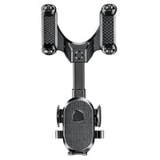 Car Rearview Mirror Mobile Phone Holder Multifunctional AR Navigation Support Bracket(Extending Rod)