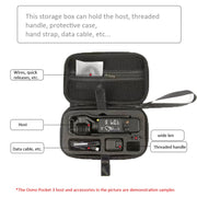 For DJI Osmo Pocket 3 Storage Bag Clutch Carrying Case(Grey)