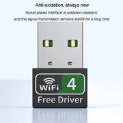 JINGHUA 600M Dual-Band Wireless Network Card Computer External 2.4G/5G USB WiFi Receiver Transmitter