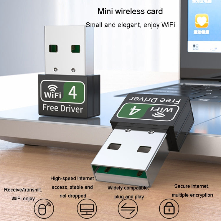 JINGHUA 600M Dual-Band Wireless Network Card Computer External 2.4G/5G USB WiFi Receiver Transmitter