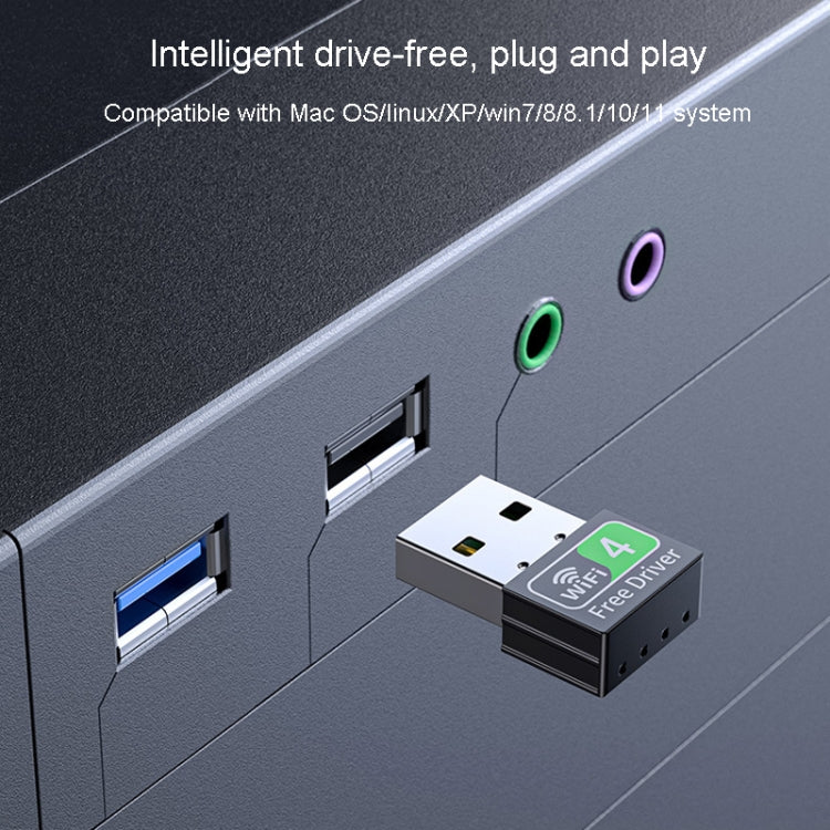 JINGHUA 600M Dual-Band Wireless Network Card Computer External 2.4G/5G USB WiFi Receiver Transmitter