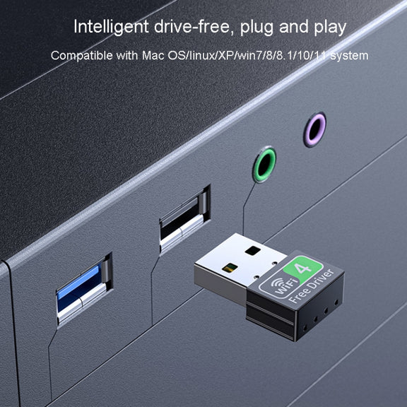 JINGHUA 600M Dual-Band Wireless Network Card Computer External 2.4G/5G USB WiFi Receiver Transmitter