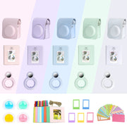 For Polaroid Mini12 7 in 1 Photo Album Sticker Photo Frame Camera Bag, Color: Blue