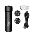 Electric Foot File Pedicure Kit Waterproof Feet Callus Remover, Spec: Matte Black - free shipping - PMC Jewellery - Order now!