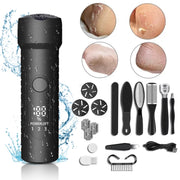 Electric Foot File Pedicure Kit Water-resistant Feet Callus Remover, Spec: Kit 1 White