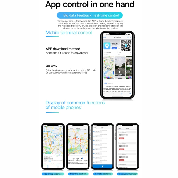 2G Car Motorcycle Water-resistant GPS Tracking Locator(Box Packing)