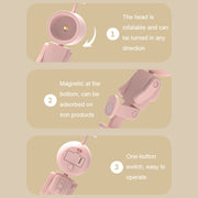 Mini Astronaut Magnetic LED Night Light Desktop Building Block Ornaments Desk Lamp, Color: Square White