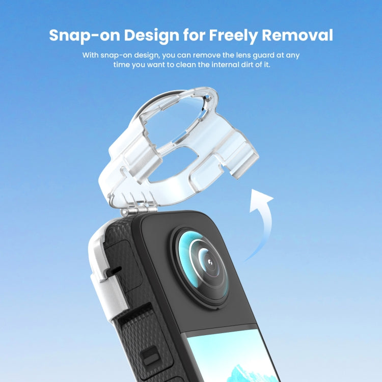 For Insta360 X3 AMagisn Protective Camera Accessories Lens Guard+Case