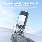 For Insta360 X3 AMagisn Protective Camera Accessories Lens Guard+Case