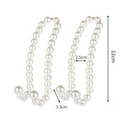 Stainless Steel Pearl Multifunctional Car Seat Back Hook(Parallel Pearl)