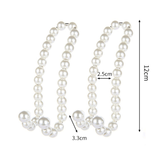 Stainless Steel Pearl Multifunctional Car Seat Back Hook(Parallel Pearl)