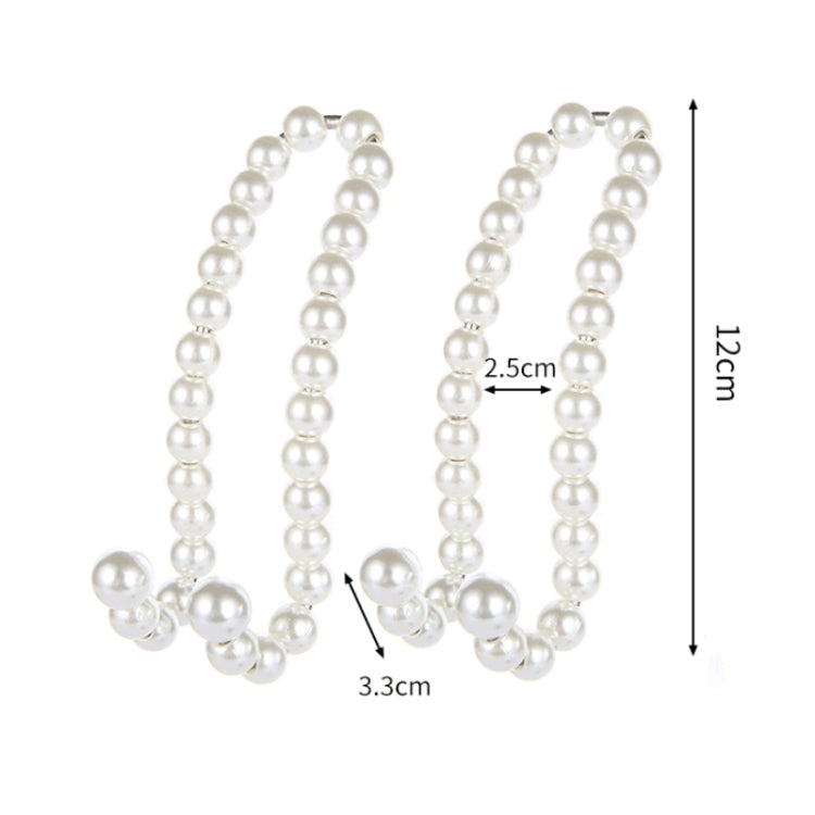 Stainless Steel Pearl Multifunctional Car Seat Back Hook(Parallel Pearl)