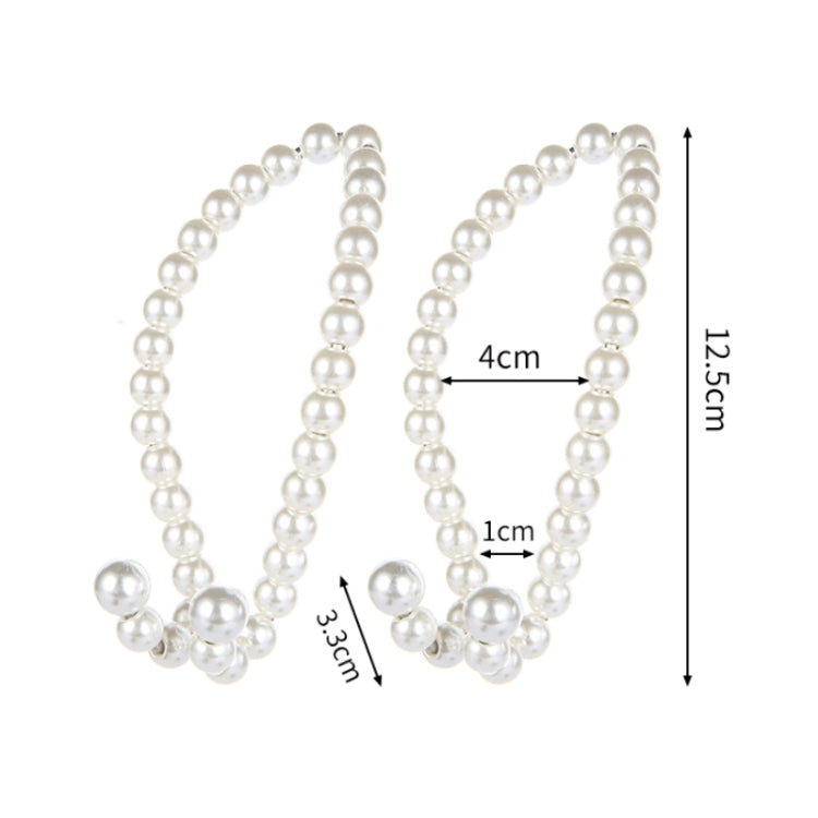 Stainless Steel Pearl Multifunctional Car Seat Back Hook(Fish Pearl)