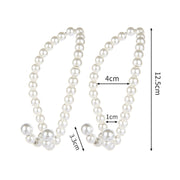 Stainless Steel Pearl Multifunctional Car Seat Back Hook(Fish Pearl)