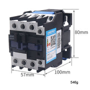 CHNT CJX2-3201 32A 220V Silver Alloy Contacts Multi-Purpose Single-Phase AC Contactor