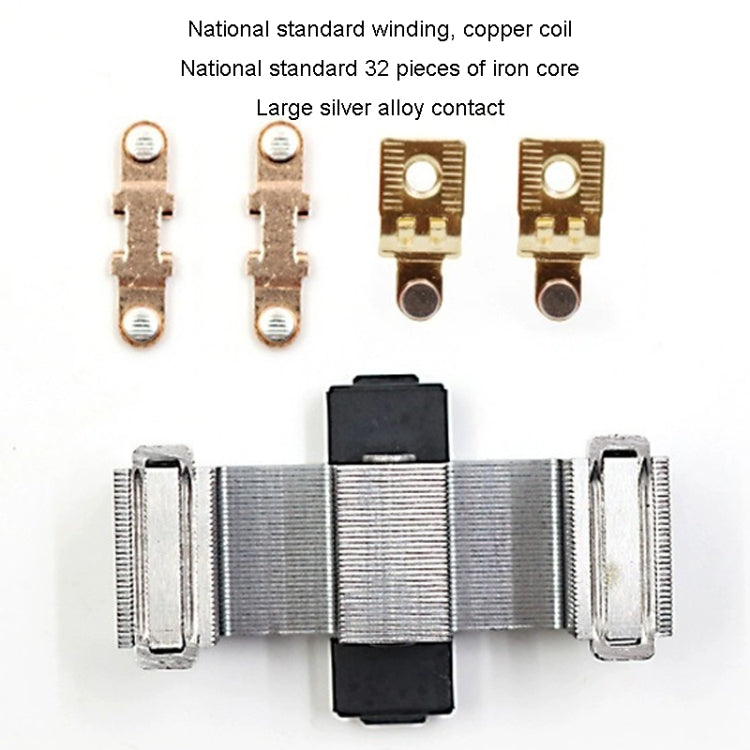 CHNT CJX2-2501 25A 220V Silver Alloy Contacts Multi-Purpose Single-Phase AC Contactor