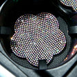 Car-mounted Diamond-filled Plum Blossom Decorated PVC Water Coaster(Colorful) - Car Drink Holders by PMC TechLife | Online Shopping South Africa | PMC TechLife | Buy Now Pay Later Mobicred