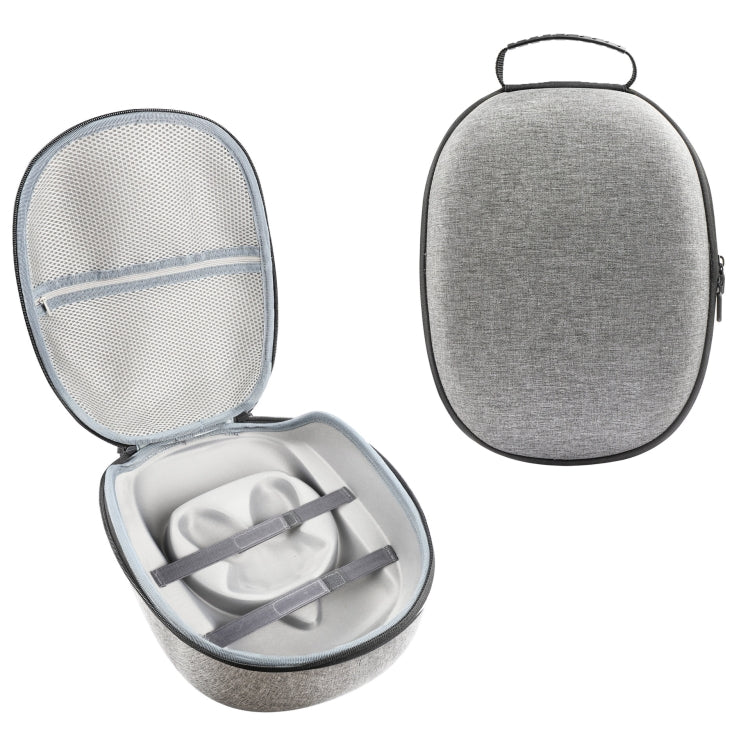 For Meta Quest 3 VR Storage Bag EVA Hard Shell Case Handbag(Grey)