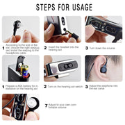 V99 Box Sound Amplifier Aid Hearing Aid Earphone